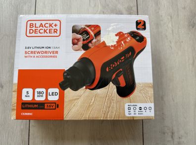 Black + Decker electric screwdriver