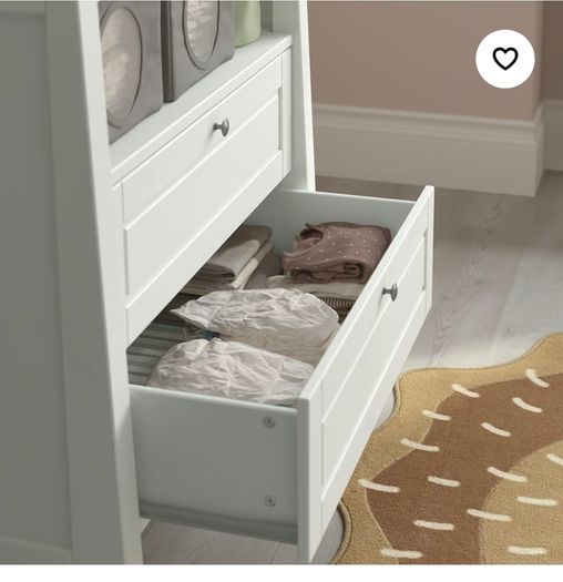 Changing table/chest of drawers/ white