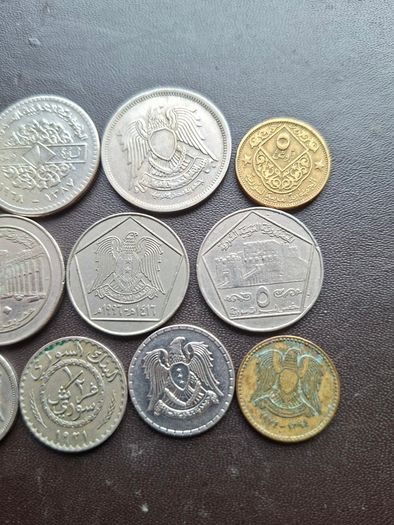 Syria. Lot of 13 coins (1921-1996)