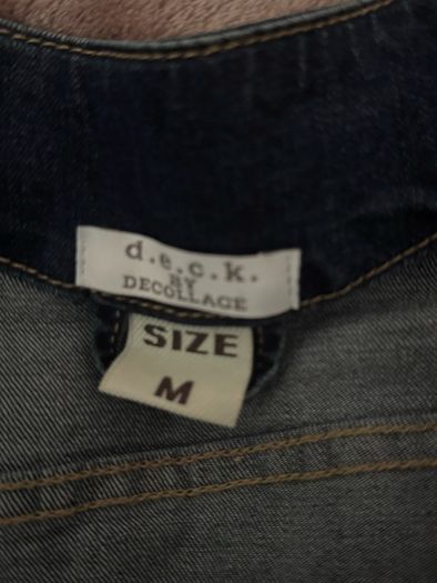 d.e.c.k. by decollage detailed denim jacket size M UK10 EU38 Postage included