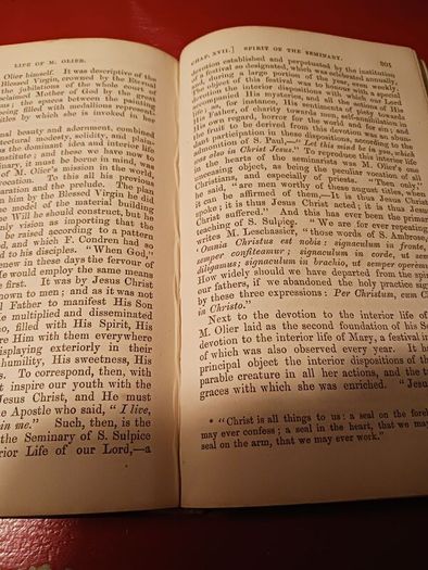 1861 edition/ The Life of M.Olier/ founde of S.Sulpice/