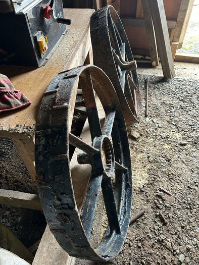 Cast iron wheels