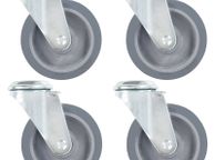main image for ad 16 pcs Bolt Hole Swivel Casters 100 mm