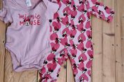 Minnie mouse vest and babygrow, never worn