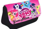 Personalized My Little Pony Pencil Case Make up bag School Birthday Gift Boys Girls with your own name on it! / back to school stationery