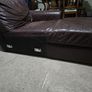 leather 3 seater sofa Image 7