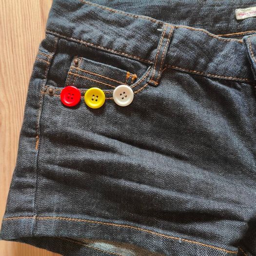 Denim shorts, size 10