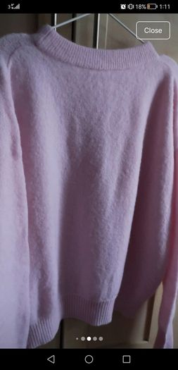 American Vintage pale pink sweater