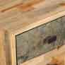 Writing Desk Solid Reclaimed Teak 110x50x76 cm Image 2