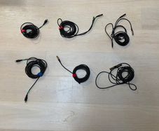 Set of 6 Midi 5-Pin cables