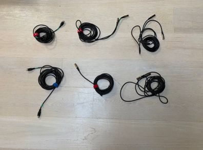 Set of 6 Midi 5-Pin cables