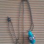 Vintage Murano Glass Pendant - Silver Chain Image 3