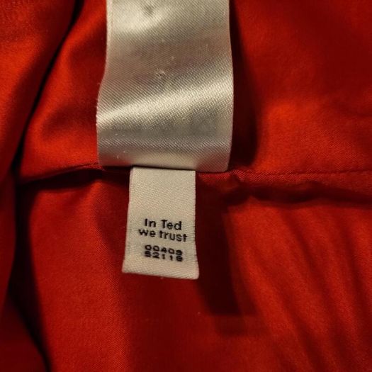 Ted Baker red fitted dress, Size 3