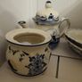 Antique ceramic table set tea cup bowls light holder Image 2