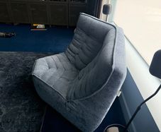 Foxtrot corner couch unit blue