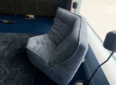 Foxtrot corner couch unit blue