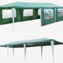 3x9m Gazebo Party Tent sunflowers for Outdoor Waterproof and Marquee  Garden Event, White Image 5