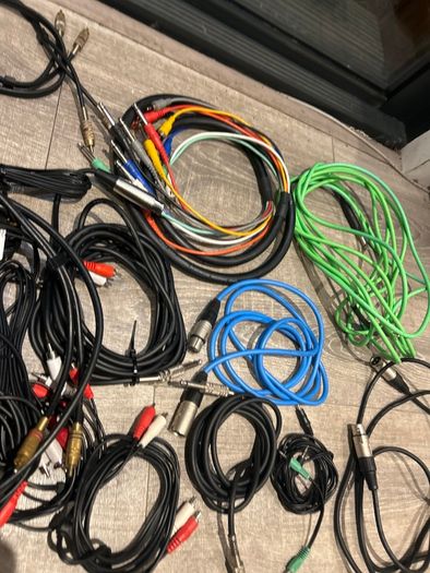 Audio Cable Bundle XLR Jack RCA Patch Leads