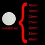 0546 10Pcs Universal 46mm Coin Holder Capsule Organizer Box Display Slab with Foam Image 3