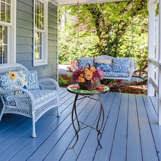 FREE P&P | Outdoor Side Table - Small Mosaic Patio Table, Poppy 14 Inch Accent Round Side Table Glass Plant Stand for Garden Patio Living Room