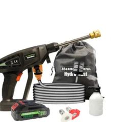 HYDROBLAST battery-powered pressure washer with 9.5 bar pressure