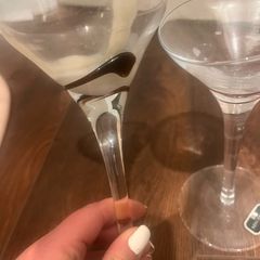 2 glass Candle holders newgrance living