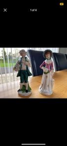 A Pair of Vintage Figurines in Georgian Attire