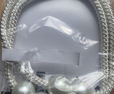 Harry Corrys - White pearl magnetic curtain tie backs