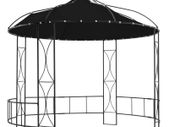Gazebo 300x290 cm Anthracite Round