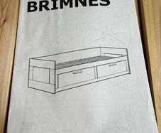 IKEA double guest bed