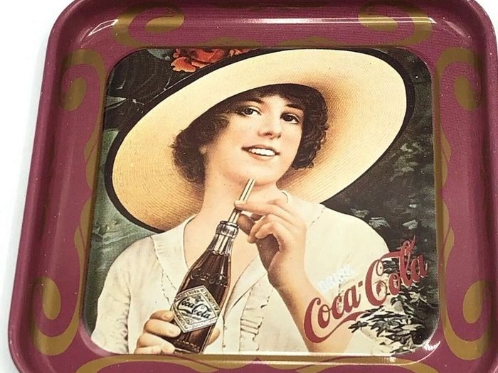 Coca Cola  set of 6 Liberty metal coasters year 1977 # 2