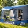 Caravan Awning Caravan Tent, 350cm Travel Awning with Removable Front Wall Image 8