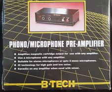 B-Tech BT26 Preamplifier + cable