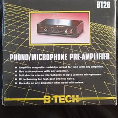 B-Tech BT26 Preamplifier + cable