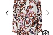Masai Brand abstract print shirt paprika