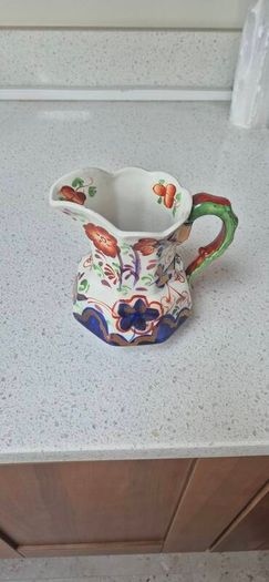 Welsh Gaudy Snake / caterpillar Handled Jug