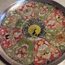 Lovely Large Matel Hingng Plat Of Peacock. Image 5