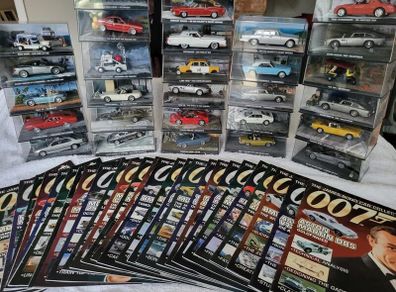 James bond 007 model car collection