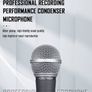 Mic Dynamic Vocal Microphone Classic Style Microphone Audio Instrument Mic with Clean Sound,metal Body Professional Moving Coil Dynamic Handheld Microphone Image 2