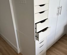 2x IKEA ALEX Drawer Units, white