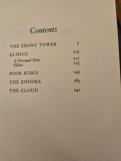 The Ebony Tower. By John Fowles. First Edition Hardback With Dustjacket Book In Good Condition.  Jacket Tatty.  See Photos For Same.