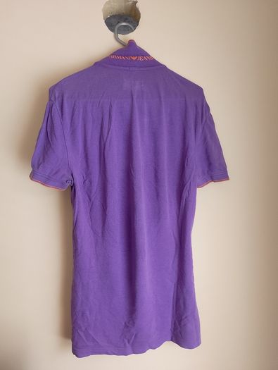 Purple Armani Polo Shirt Size S