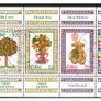 1995 Ireland Greetings Commemorative Stamps Booklet Fine Used with fine Baile Atha Cliath (Dublin) Steel cancel of 15/9/1996 Image 3