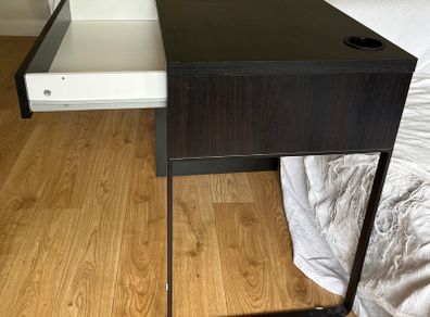 Ikea Micke Desk Black 73x50