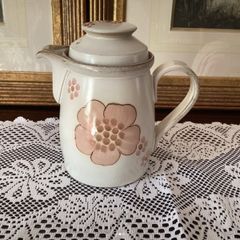 Vintage Denby Stoneware Coffee Pot