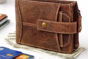Genuine Leather Wallet Luxury Handmade RFID Secure Wallet