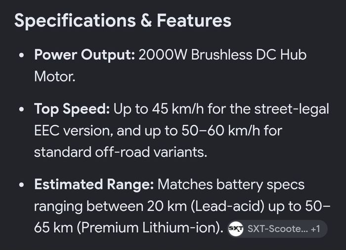 electric scooter