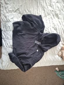 Womens Best Back Cropped Hoodie