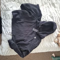 Womens Best Back Cropped Hoodie