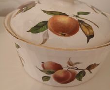 Vintage Crown Devon Covered Casserole Dish